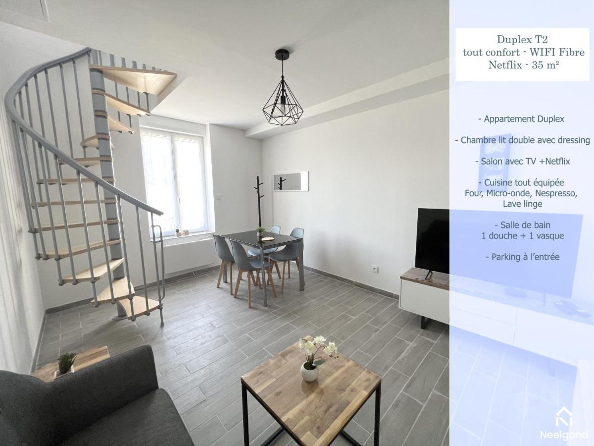 180B - Duplex T2 Tout Confort - Wifi Netflix Le Gond-Pontouvre Exterior foto